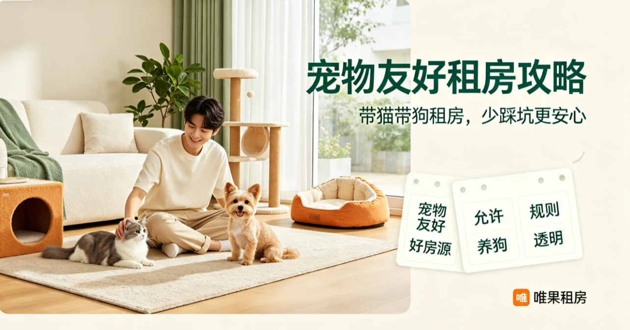 宠物友好租房攻略:带猫带狗租房避坑,省心租住指南