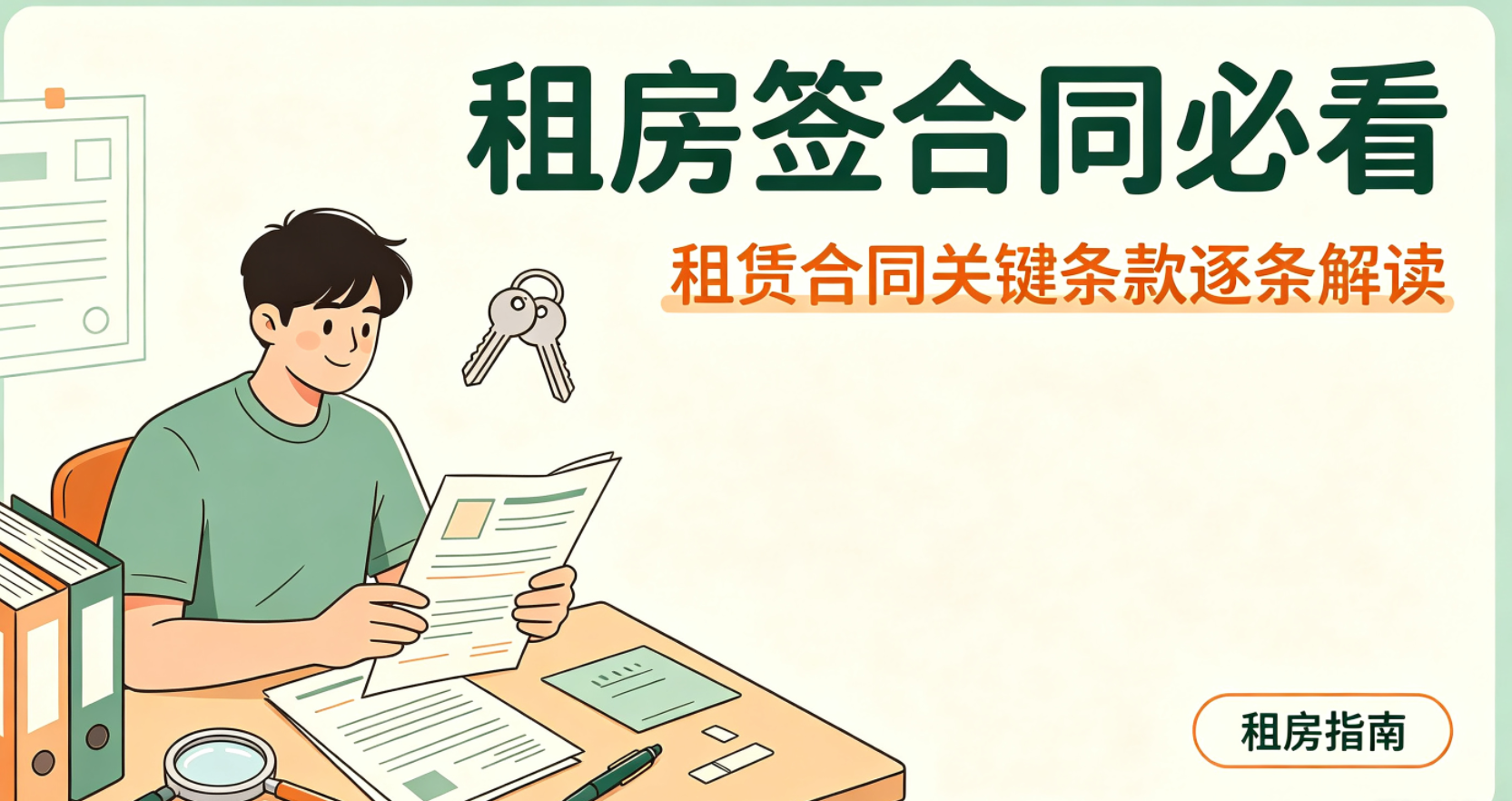 租房签合同必看|租赁合同关键条款逐条解读,避开隐形风险